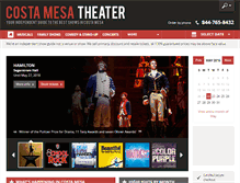 Tablet Screenshot of costamesatheater.com